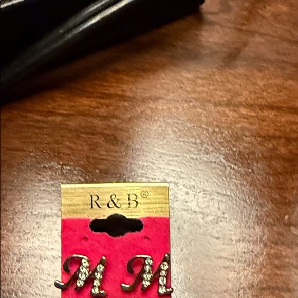 M earrings - Picture 2 of 2